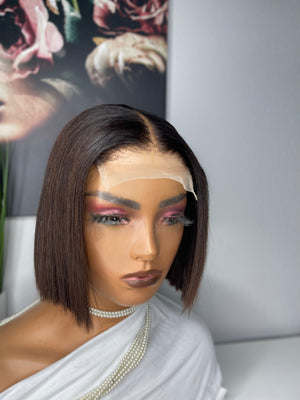 Soft Brown Lace Closure Bob Units