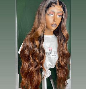 Full Custom Coloured 6x6 Lace Closure Hair Unit - TaiwoLove Touch