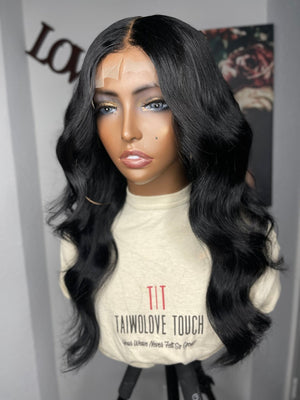 Jet Black Straight Hair Lace Closure Unit - TaiwoLove Touch